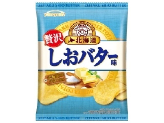 山芳 ポテト 北海道しおバター味５０ｇ×12入り 【全国送料無料】(一部地域別途)の画像