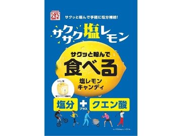 松屋 食べる塩レモンキャンディ８０ｇ×10入り 【全国送料無料】(一部地域別途)の画像