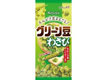 春日井製菓 スリムグリーン豆わさび３８ｇ×6入り 【全国送料無料】(一部地域別途)の画像