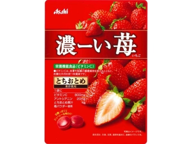アサヒグループ食品 濃ーい苺 ８４ｇ×6入り 【全国送料無料】(一部地域別途)の画像
