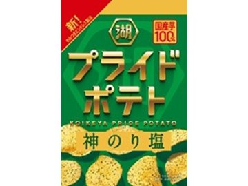 湖池屋 プライドポテト 神のり塩５５ｇ ×12入り 【全国送料無料】(一部地域別途)の画像