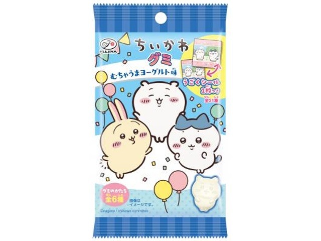 不二家 アニメちいかわグミむちゃうまヨーグルト６粒×20入り 【全国送料無料】(一部地域別途)の画像