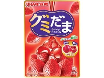 味覚糖 グミだま いちご５５ｇ×6入り 【全国送料無料】(一部地域別途)の画像