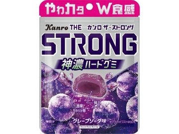 カンロ ザ・ストロンググミ グレープソーダ ７０ｇ×6入り 【全国送料無料】(一部地域別途)の画像