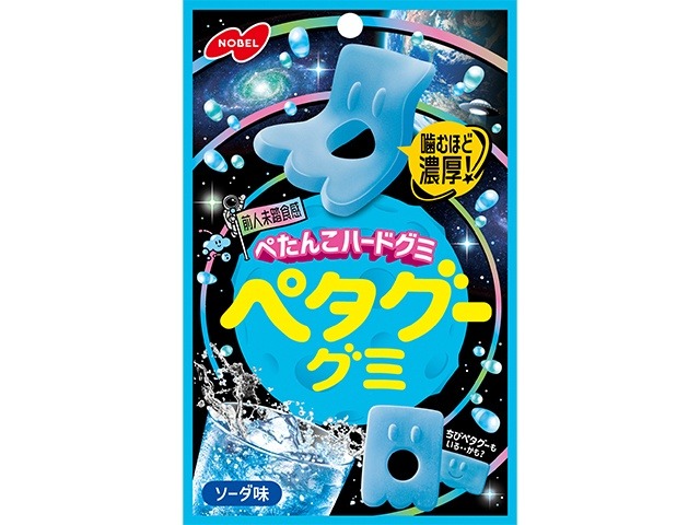 ノーベル ペタグーグミ ソーダ味５０ｇ×6入り 【全国送料無料】(一部地域別途)の画像