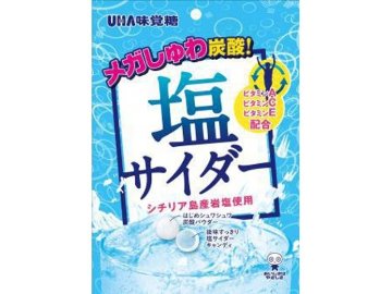 味覚糖 塩サイダー ６６ｇ  ×6入り 【全国送料無料】(一部地域別途)の画像