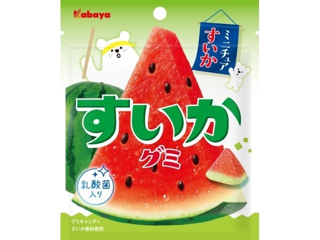カバヤ すいかグミ ５０ｇ×10入り 【全国送料無料】(一部地域別途)の画像