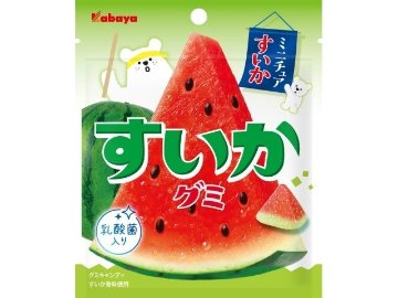 カバヤ すいかグミ ５０ｇ×10入り 【全国送料無料】(一部地域別途)の画像