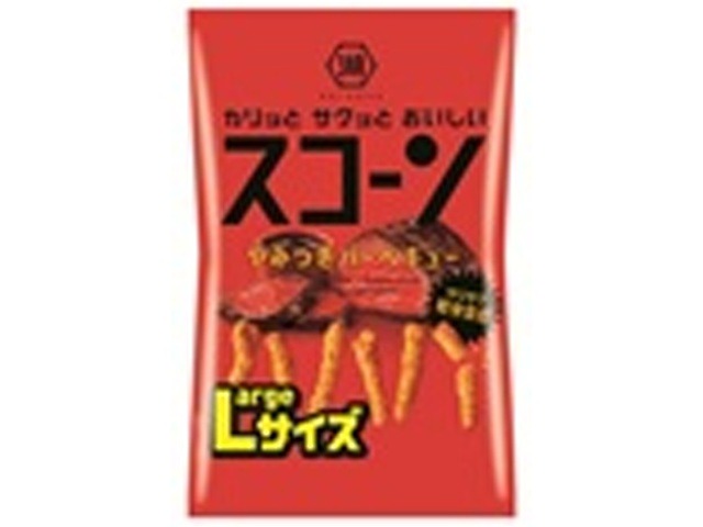 湖池屋 Ｌサイズスコーンやみつきバーベキュー１６０ｇ ×12入り 【全国送料無料】(一部地域別途)の画像