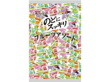 春日井製菓 １ｋｇのどにスッキリフルーツアソート ×1入り 【全国送料無料】(一部地域別途)の画像