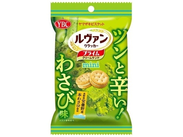 ＹＢＣ ルヴァンプライムサンドミニ わさび４０ｇ×10入り 【全国送料無料】(一部地域別途)の画像
