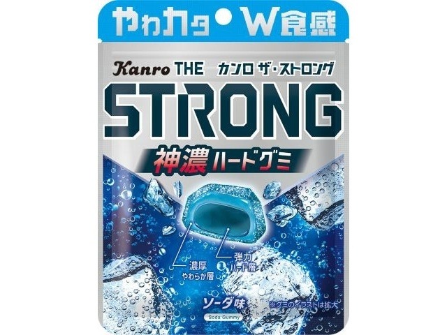 カンロ ザ・ストロンググミ ソーダ ７０ｇ×6入り 【全国送料無料】(一部地域別途)の画像