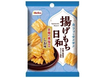 栗山米菓 揚げもち日和 しお味６０ｇ ×16入り 【全国送料無料】(一部地域別途)の画像