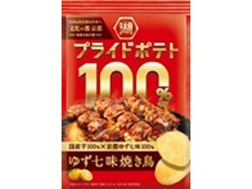 湖池屋 プライドポテト ゆず七味焼き鳥（京都）５２ｇ ×12入り 【全国送料無料】(一部地域別途)の画像