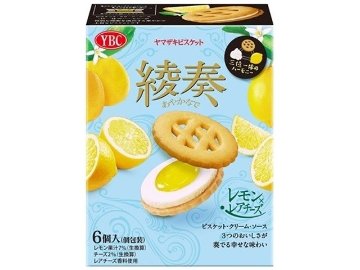 ＹＢＣ 綾奏 レモンレアチーズ６個×6入り 【全国送料無料】(一部地域別途)の画像