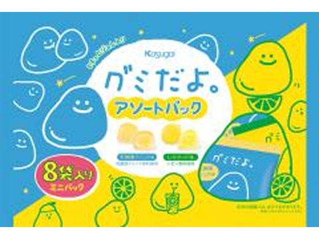 春日井製菓 グミだよ。アソートパック１３４ｇ×12入り 【全国送料無料】(一部地域別途)の画像
