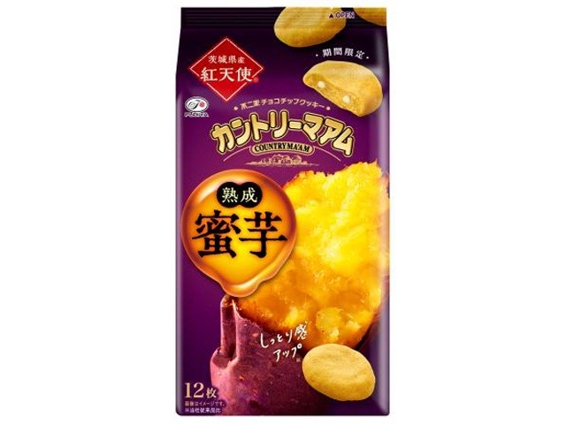 不二家 カントリーマアム 熟成蜜芋１２枚 ×5入り 【全国送料無料】(一部地域別途)の画像