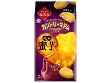 不二家 カントリーマアム 熟成蜜芋１２枚 ×5入り 【全国送料無料】(一部地域別途)の画像