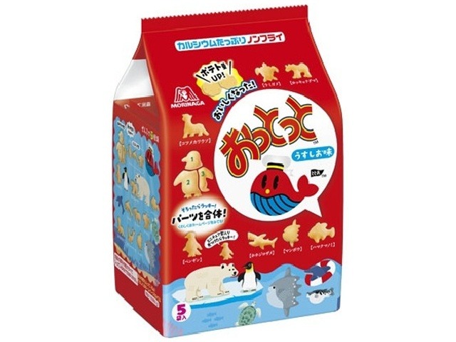 森永 おっとっと うすしお味５袋  ×20入り 【全国送料無料】(一部地域別途)の画像