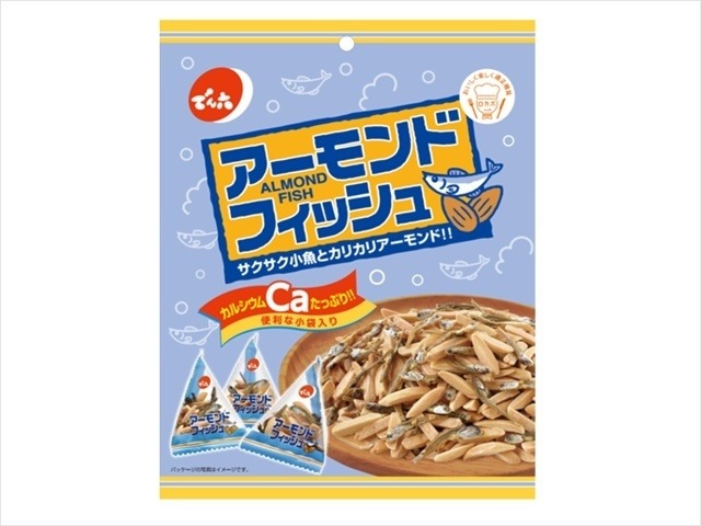 でん六 小袋アーモンドフィッシュ ８２ｇ×12入り 【全国送料無料】(一部地域別途)の画像