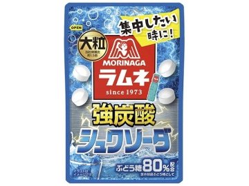 森永 大粒ラムネ 強炭酸シュワソーダ２５ｇ ×10入り 【全国送料無料】(一部地域別途)の画像