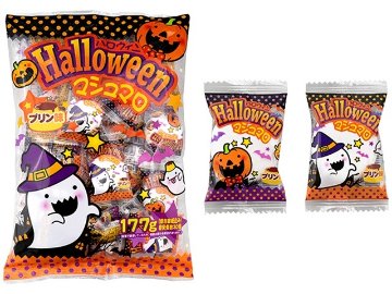 やおきん ハロウィンマシュマロプリン味１７７ｇ ×12入り 【全国送料無料】(一部地域別途)の画像