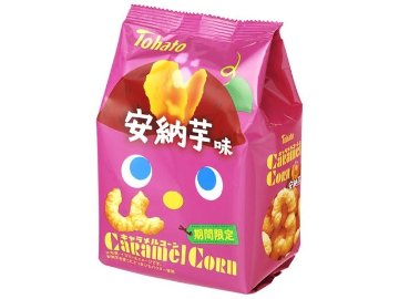 東ハト キャラメルコーン 安納芋味６２ｇ×12入り 【全国送料無料】(一部地域別途)の画像
