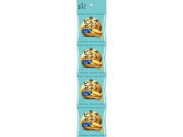 湖池屋 ピュアポテトひとくちカットオホーツクの塩４連 ×12入り 【全国送料無料】(一部地域別途)の画像