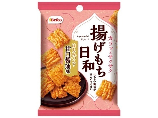 栗山米菓 揚げもち日和 甘口醤油味６０ｇ ×16入り 【全国送料無料】(一部地域別途)の画像