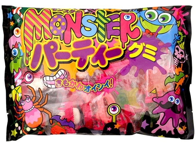 やおきん モンスターパーティグミ２５０ｇ ×24入り 【全国送料無料】(一部地域別途)の画像