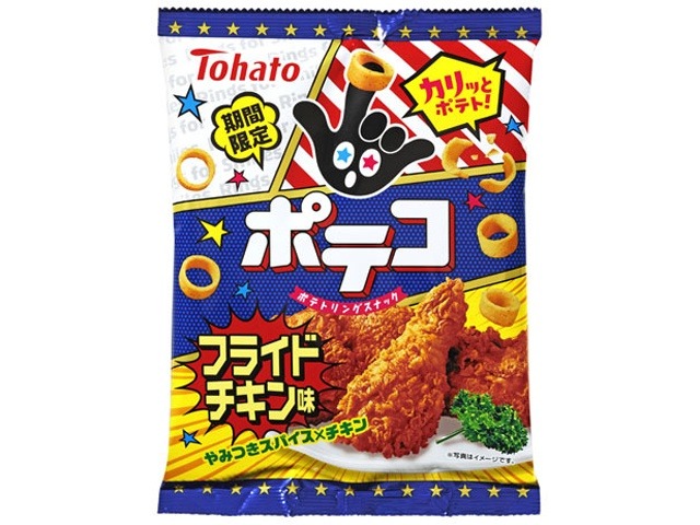 東ハト ポテコ フライドチキン味５１ｇ×24入り 【全国送料無料】(一部地域別途)の画像