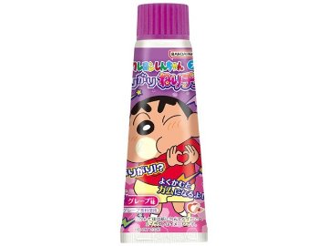 ハート しんちゃんがりがりねりチューグレープ×10入り 【全国送料無料】(一部地域別途)の画像