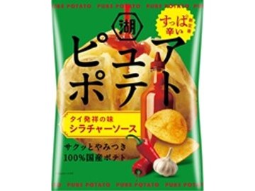 湖池屋 ピュアポテト シラチャーソース５２ｇ ×12入り 【全国送料無料】(一部地域別途)の画像