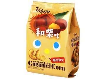東ハト キャラメルコーン 和栗味６２ｇ×12入り 【全国送料無料】(一部地域別途)の画像