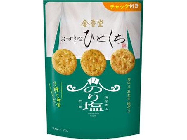 金吾堂 おすきなひとくち のり塩煎餅７２ｇ×12入り 【全国送料無料】(一部地域別途)の画像