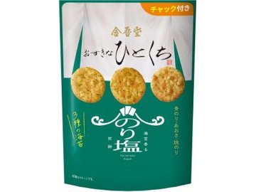 金吾堂 おすきなひとくち のり塩煎餅７２ｇ×12入り 【全国送料無料】(一部地域別途)の画像