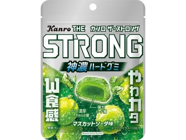 カンロ ザ・ストロンググミマスカットソーダ７０ｇ ×6入り 【全国送料無料】(一部地域別途)の画像