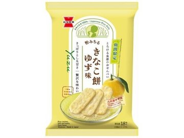 岩塚製菓 きなこ餅 ゆず味１８枚 ×12入り 【全国送料無料】(一部地域別途)の画像