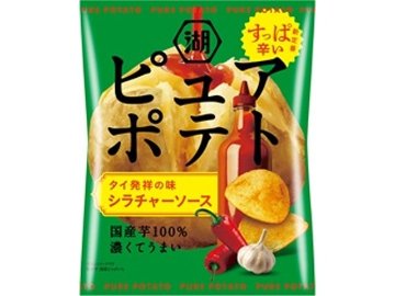 湖池屋 ピュアポテト シラチャーソース５２ｇ×12入り 【全国送料無料】(一部地域別途)の画像