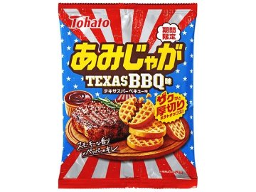 東ハト あみじゃが テキサスＢＢＱ味５１ｇ×24入り 【全国送料無料】(一部地域別途)の画像