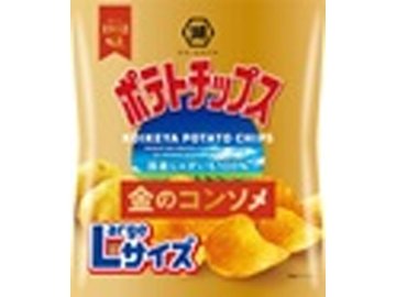 湖池屋 Ｌサイズポテト 金のコンソメ１０８ｇ ×12入り 【全国送料無料】(一部地域別途)の画像