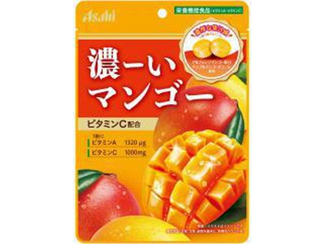 アサヒグループ食品 濃ーいマンゴ― ８０ｇ×48入り 【全国送料無料】(一部地域別途)の画像
