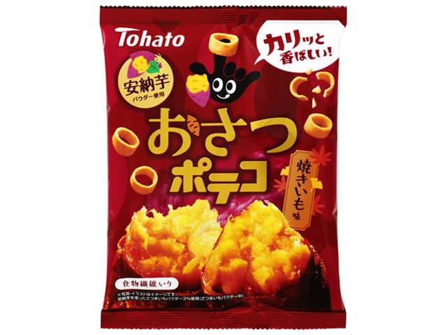 東ハト おさつポテコ 焼きいも味５１ｇ×12入り 【全国送料無料】(一部地域別途)の画像