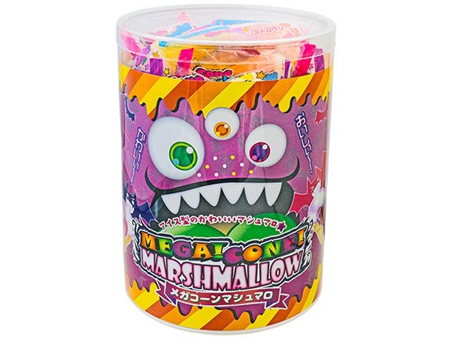 やおきん ハロウイン メガコーンマシュマロ２００ｇ ×6入り 【全国送料無料】(一部地域別途)の画像