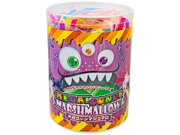 やおきん ハロウイン メガコーンマシュマロ２００ｇ ×6入り 【全国送料無料】(一部地域別途)の画像