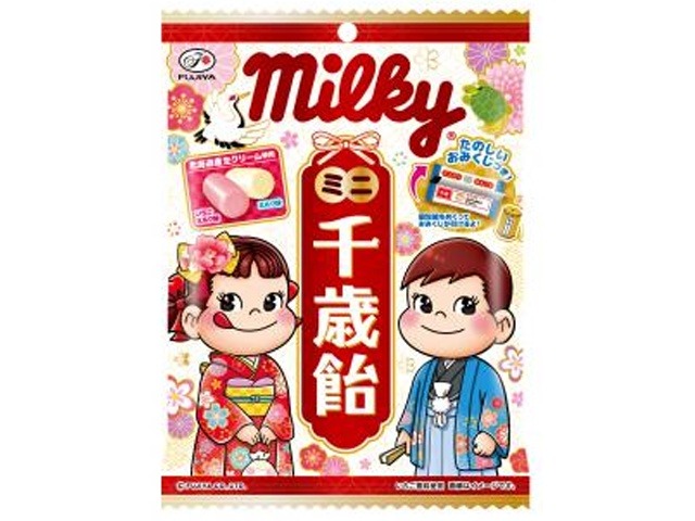 不二家 ミルキーミニ千歳飴 ６５ｇ  ×6入り 【全国送料無料】(一部地域別途)の画像