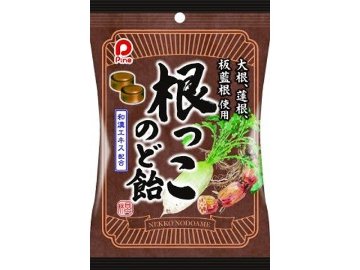 パイン 根っこのど飴 ９０ｇ ×10入り 【全国送料無料】(一部地域別途)の画像