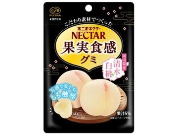 不二家 ネクター果実食感グミ清水白桃 ４８ｇ×120入り 【全国送料無料】(一部地域別途)の画像