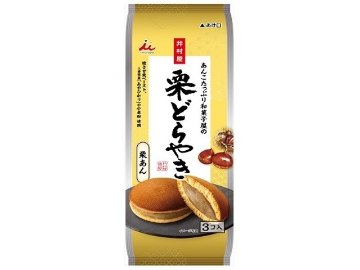 井村屋 あんこたっぷり和菓子屋の栗どらやき３個 ×12入り 【全国送料無料】(一部地域別途)の画像