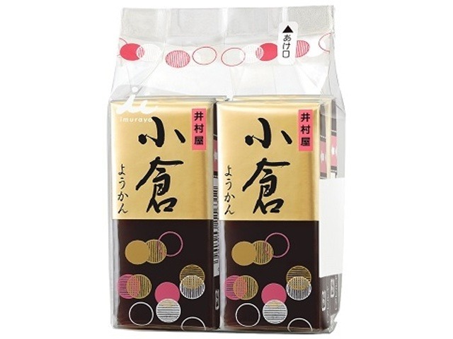 井村屋 ミニようかん 小倉５８ｇＸ４本 ×12入り 【全国送料無料】(一部地域別途)の画像